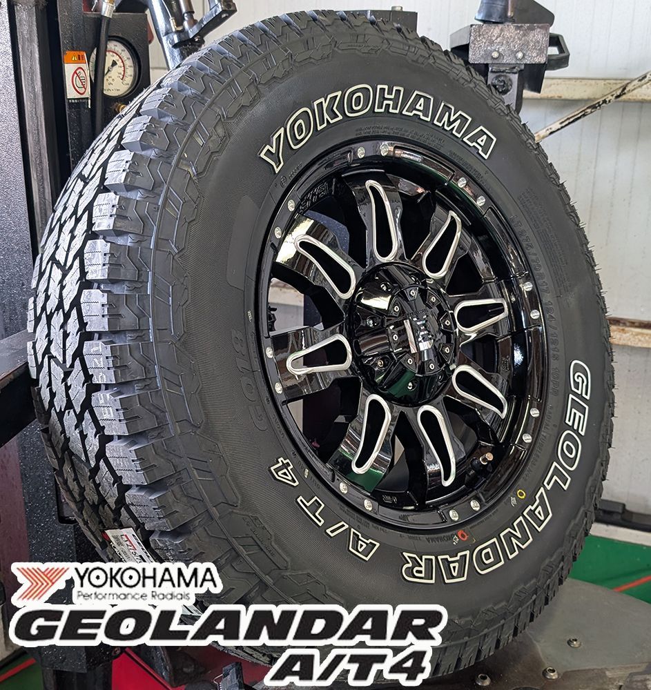 RAV4 エクストレイル デリカD5 CX8 CX5 アウトランダー 17インチ LEXXEL Balano ヨコハマ ジオランダー AT4 G018 225|65R17 245|65R17 タイヤホイールセット 4本セット 1台分