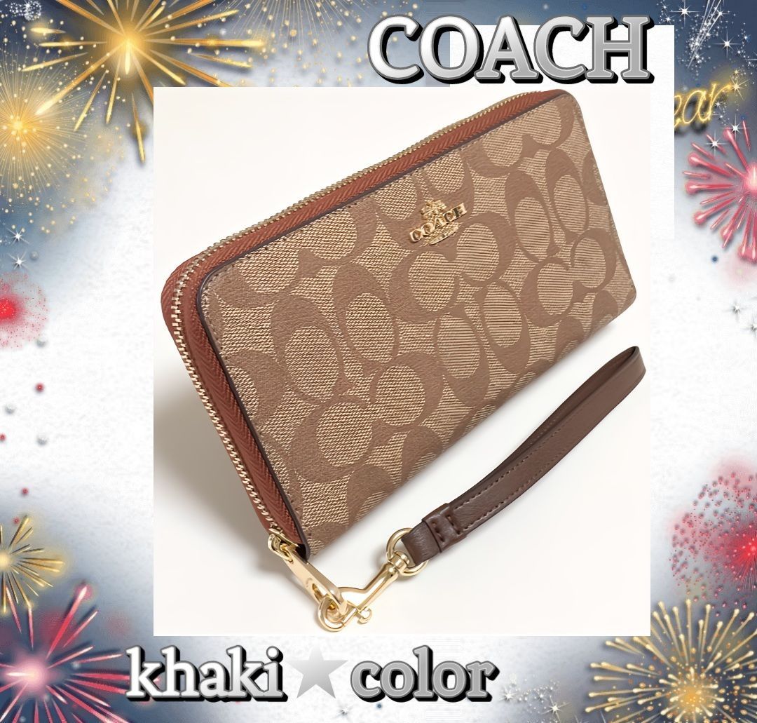 Sale 匿名配送 新品 ✳️ COACH コーチ ラグジュアリーカラー 財布