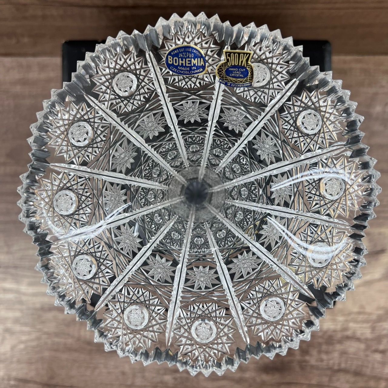 ボヘミアンフラワーベース BOHEMIAN GLASS ボヘミアン グラス フラワーベース 花瓶 500PK - メルカリ