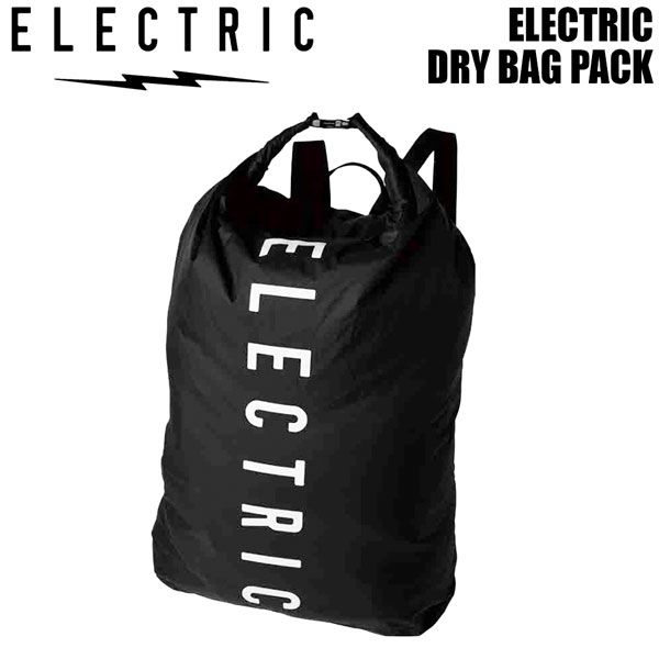 エレクトリック バックパック ELECTRIC DRY BAG PACK BLACK 防水バッグEA24 25SS