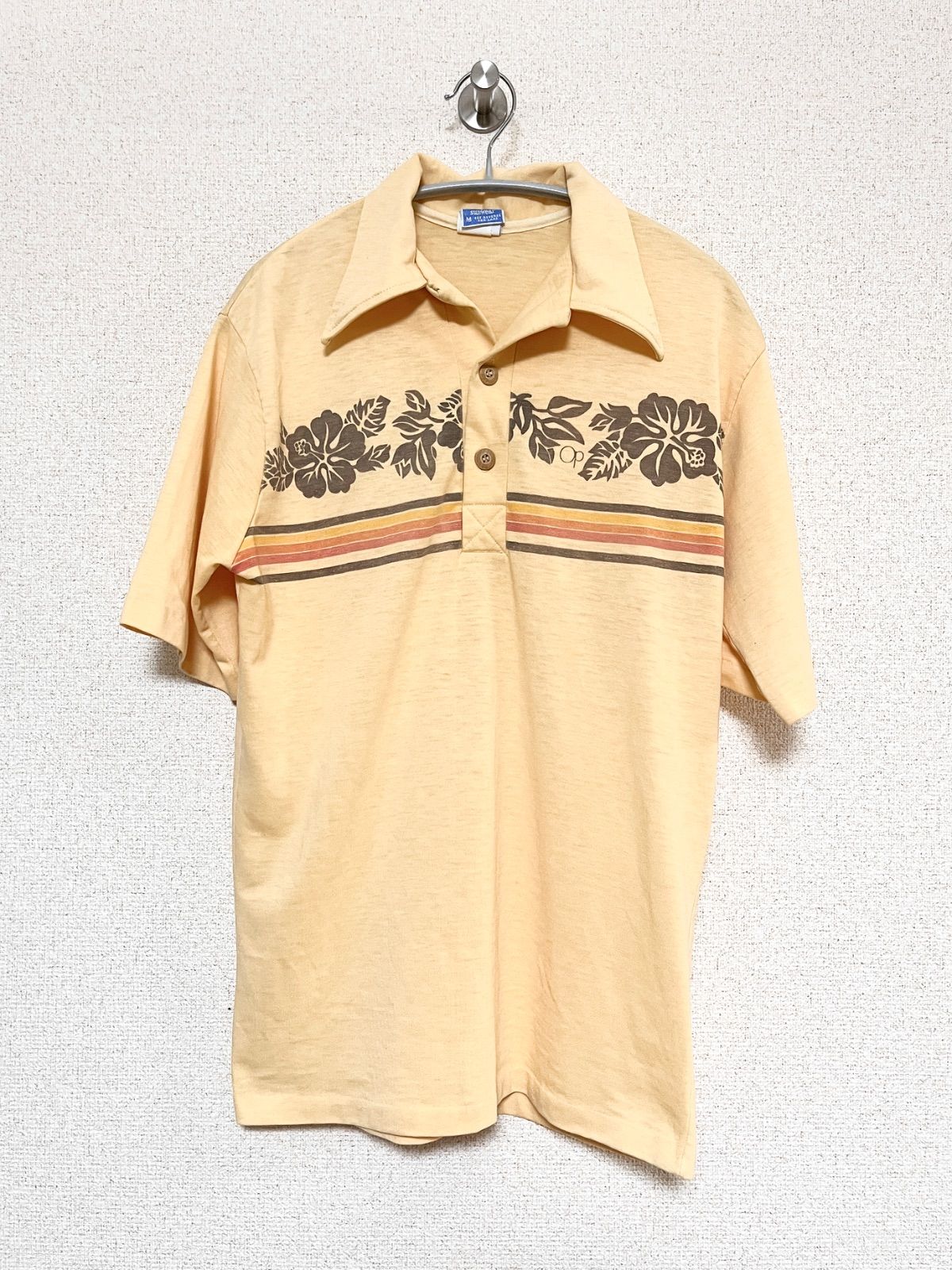 70s- Paulo Conti S/S ポロシャツ ロカビリー ヴィンテージ 70s- Paulo Conti S/S ポロシャツ ロカビリー ヴィンテージ
