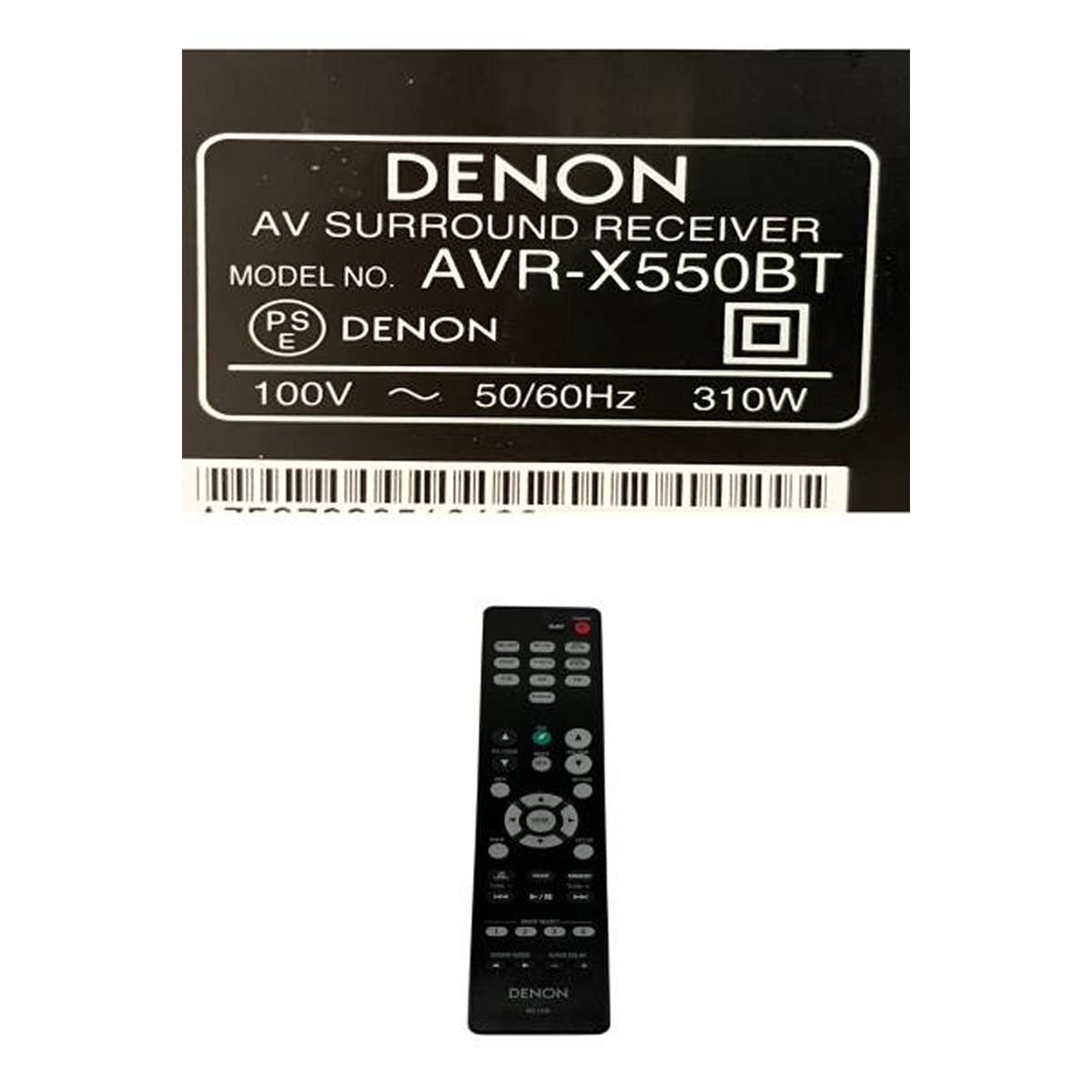  DENON AVR-X 550 BT AVアンプ 製 Bluetooth 音響機材 AVアンプ アンプ