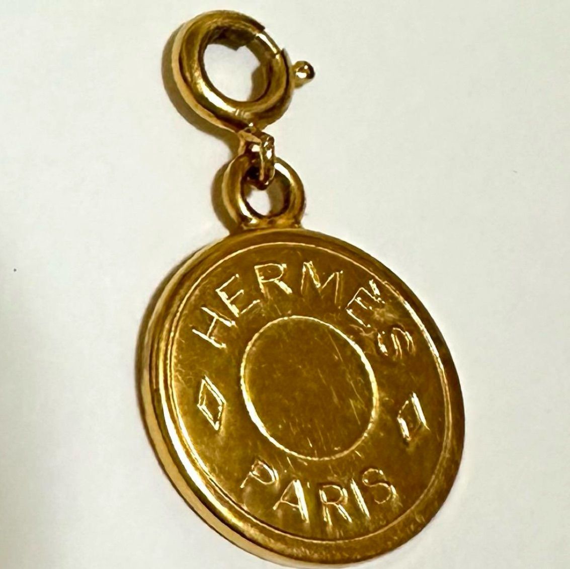 HERMES エルメス ペンダントトップ ゴールド セリエ HERMES エルメス