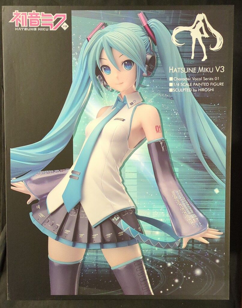 프리잉 1/4 스케일 VOCALOID3 하츠네 미쿠 V3 리세일 버전 PVC