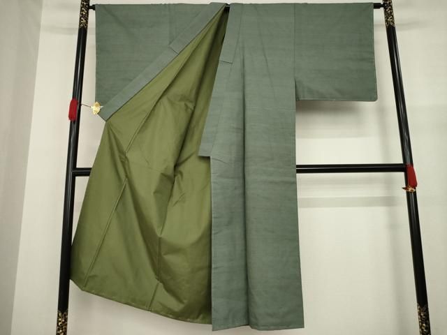 平和屋着物○男性 結城紬 焦げ茶色 証紙付き 正絹 逸品 DAAX4283ps  