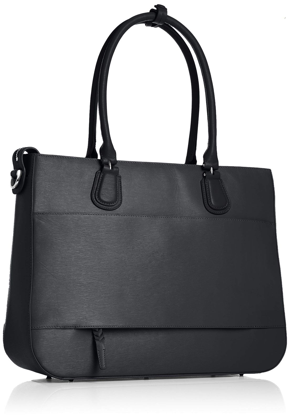 ピーアイディー 2 wayレザートートバッグ PAY 103 ショルダーベルト付属 水シボ クロ