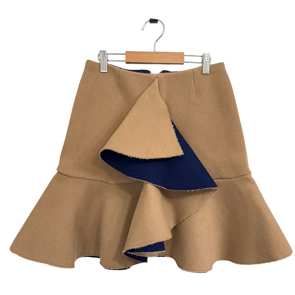 サカイ SACAI スカート【中古】 美品 sacai サカイ ひざ丈 フリル  