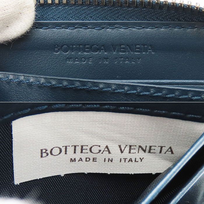 ボッテガヴェネタ】2つ折り 財布 カセット スクエア コンパクトジップ