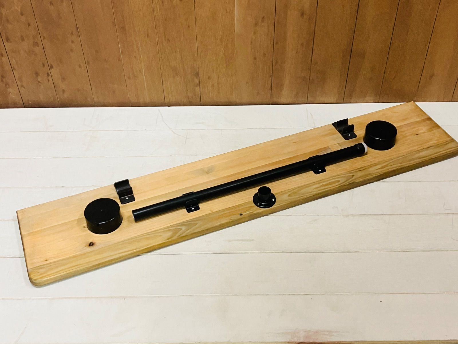 ひのき 鉄媒染＋オイル塗装