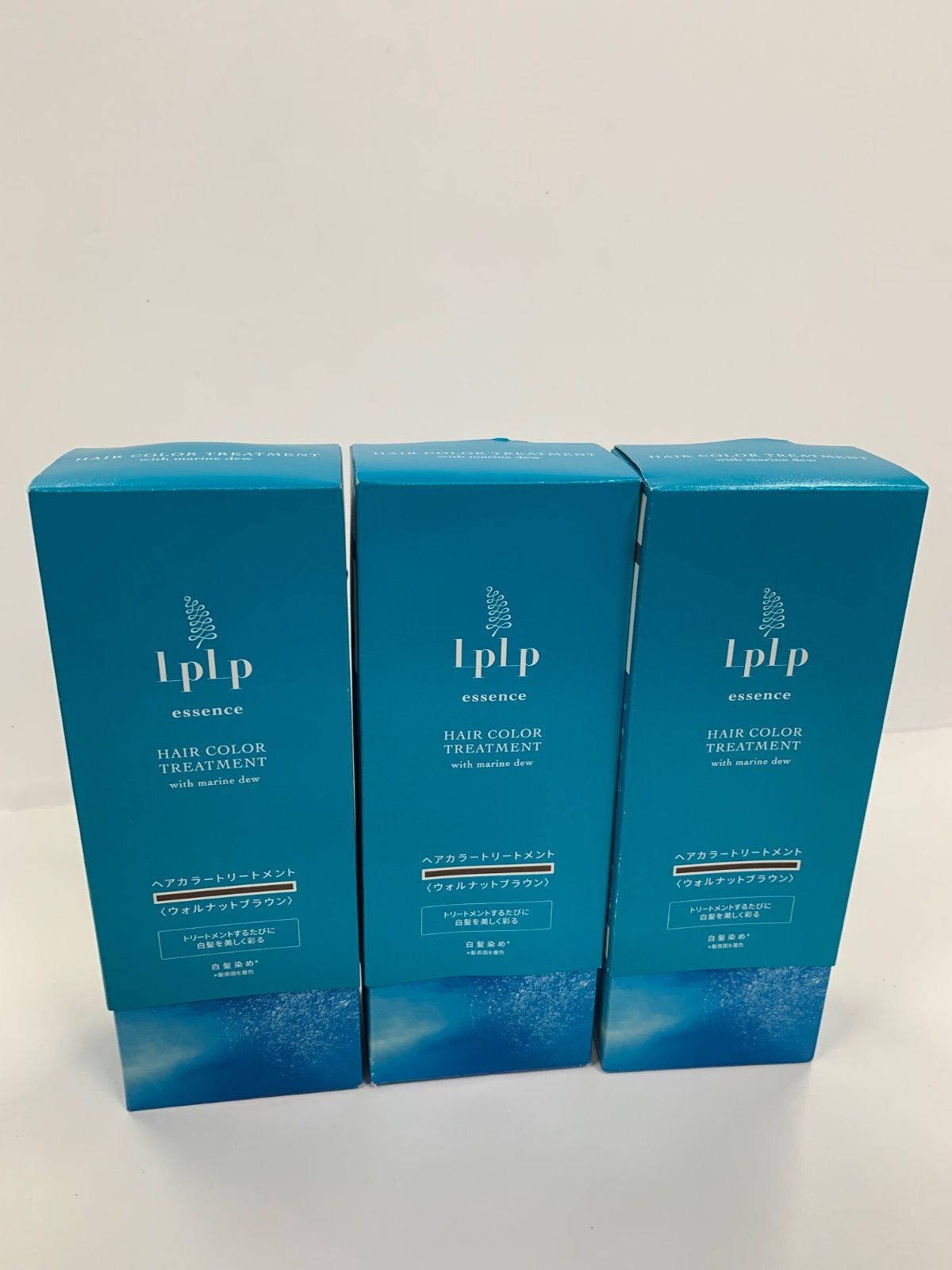 E470 LPLP ルプルプ essence カラートリートメント ウォルナットブラウン ダークブラウン 170g 計3点セット