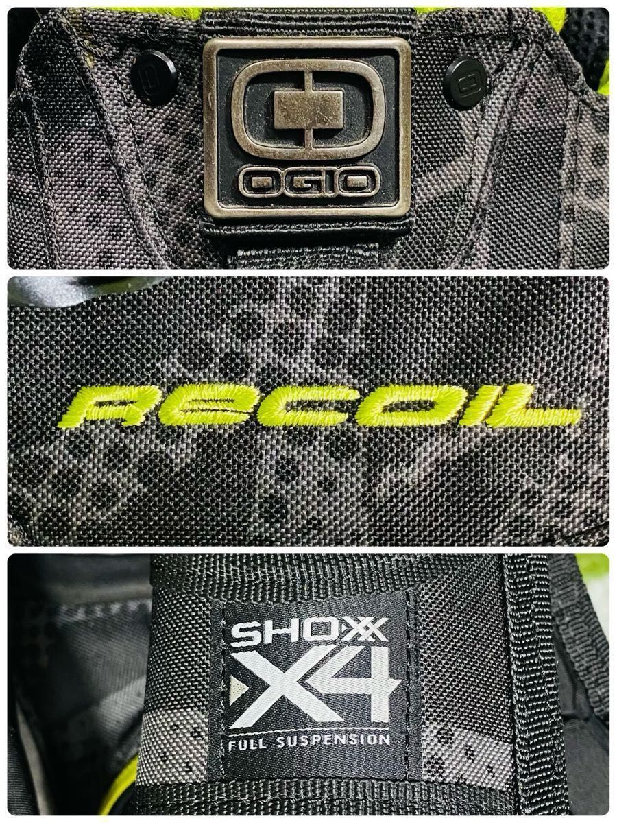 【良品】オジオ RECOIL スタンド式 キャディバッグ グリーン×ブラック 良品】オジオ RECOIL スタンド式 キャディバッグ グリーン