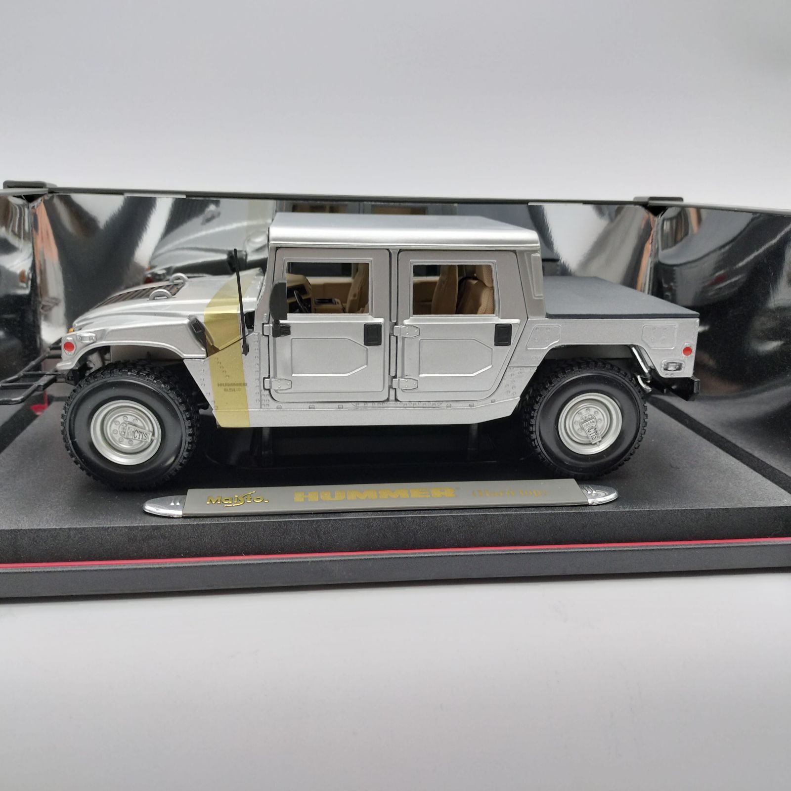 ⭐︎新品未開封⭐︎マイスト社製ミニカー　HUMMER H1 マイスト ミニカー ハマー H1 10周年記念モデル Orange 1/18