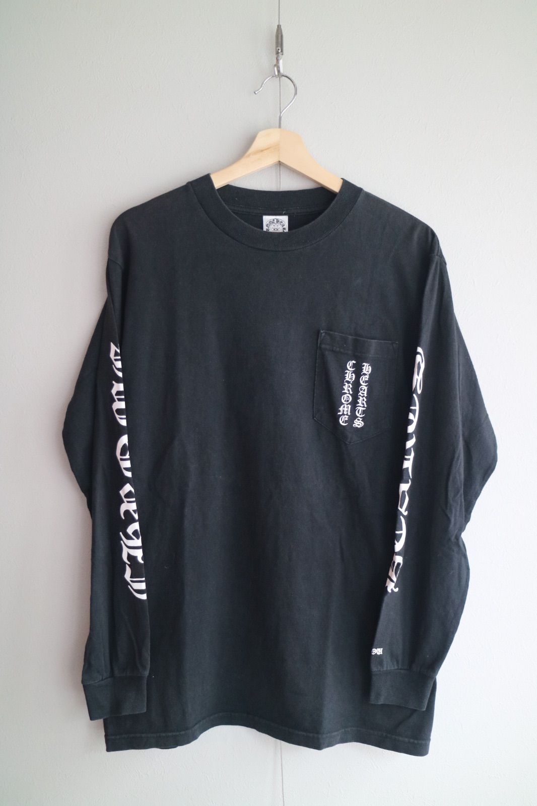 90s 初期タグ CHROME HEARTS ロンT クロムハーツ USA製 CHROME HEARTS オールドクロムハーツ ロンT 初期タグ 90s 希少 L