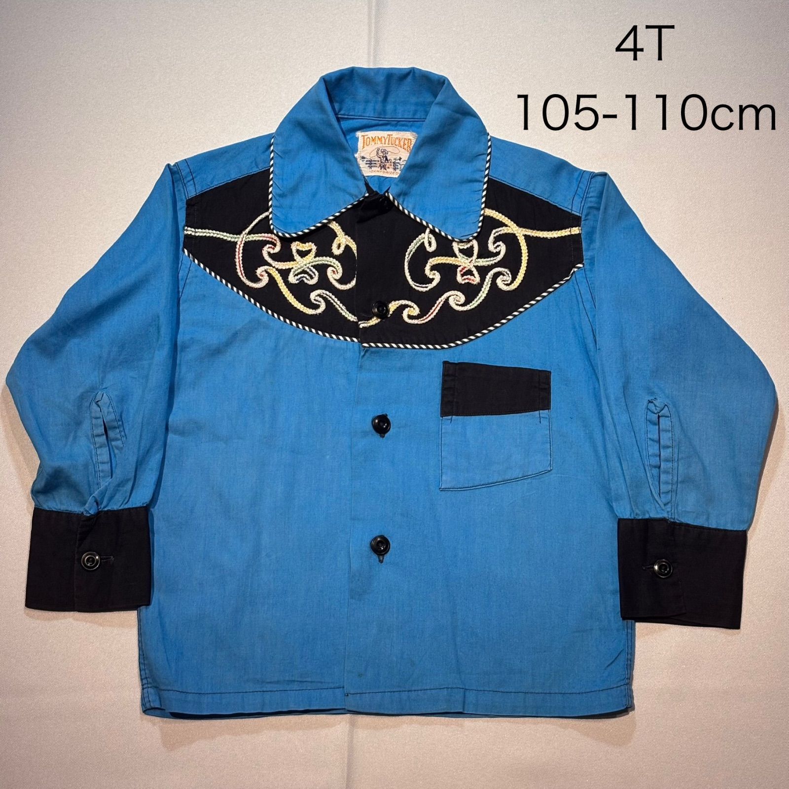 TOMMY TUCKER ウエスタンシャツ Vintage 長袖 シャツ キッズ ウエスタン 男の子 女の子