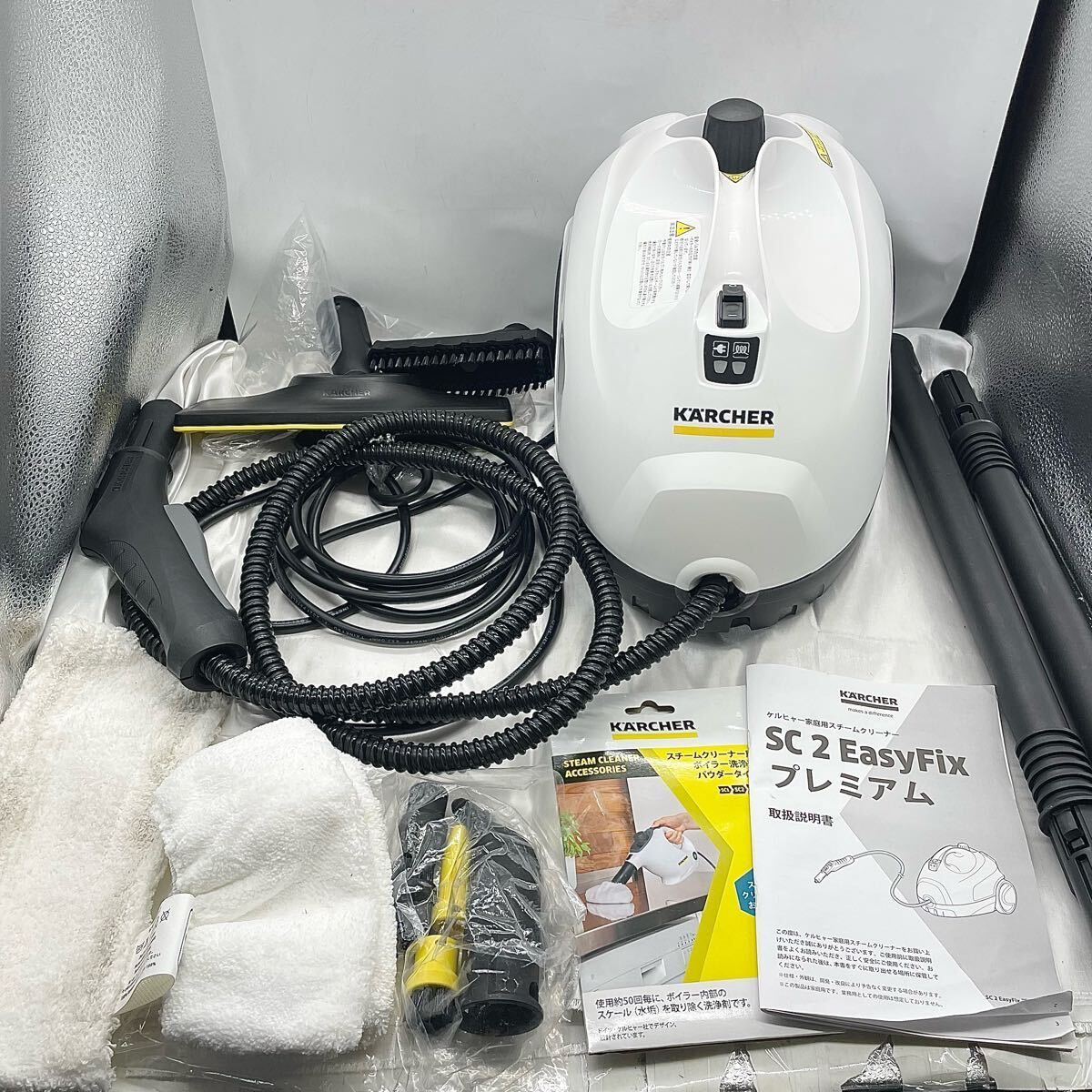 【展示未使用品】スチームクリーナー SC 2 EasyFixプレミアム ケルヒャースチームクリーナーSC2 EASYFIXプレミアム