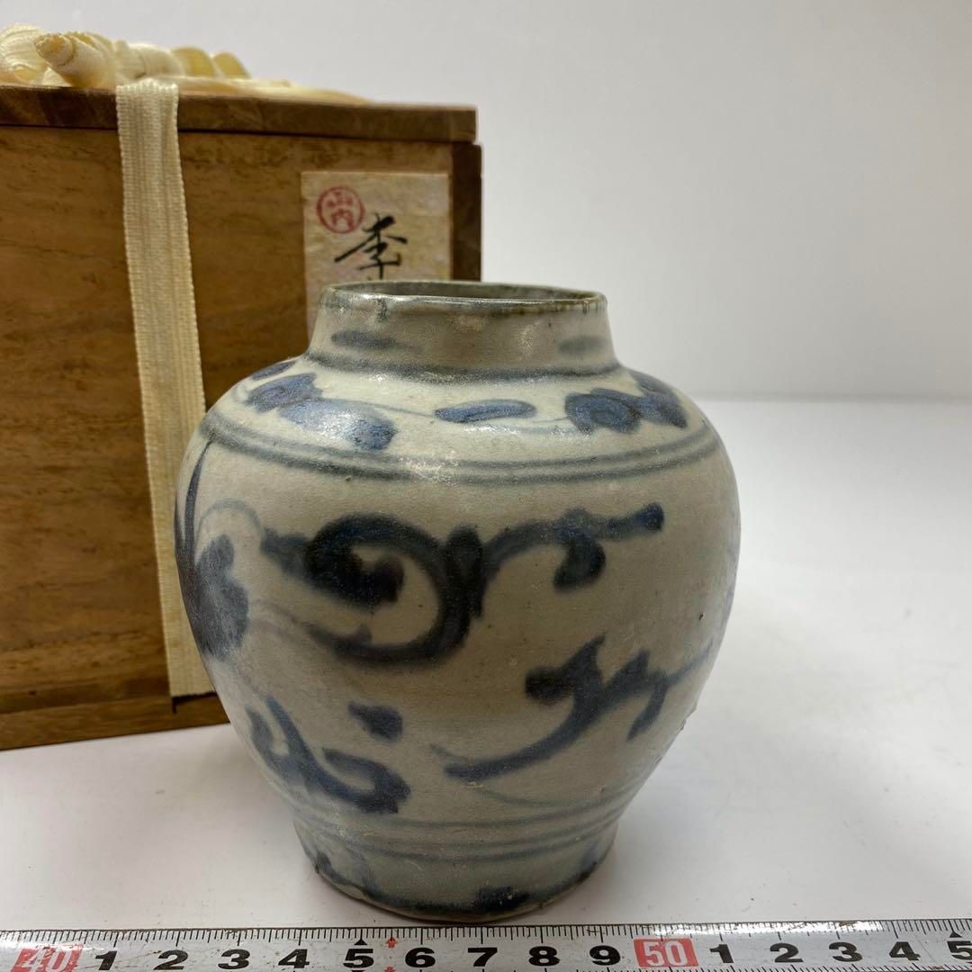 中国明時代 古染付 小壺 トヒチ 直径12㎝ 東山5-1130④ - メルカリ