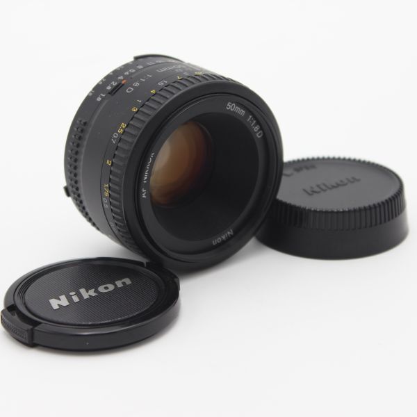 □ほぼ新品□ Nikon 単焦点レンズ Ai AF Nikkor 50mm F1.8D フル
