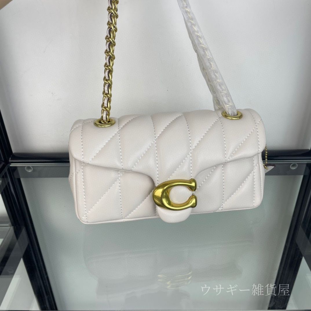 COACHコーチタビー ショルダーバッグ CP150 26キルティング ホワイト