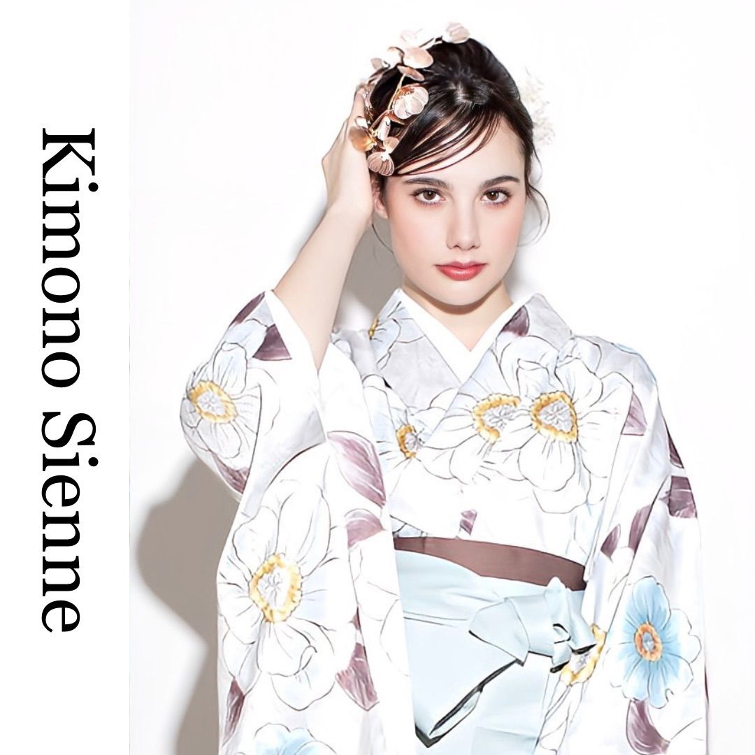 訪問着 御所車と桜 金彩 作家物 入学式 卒業式 入子菱地紋 H0 訪問着