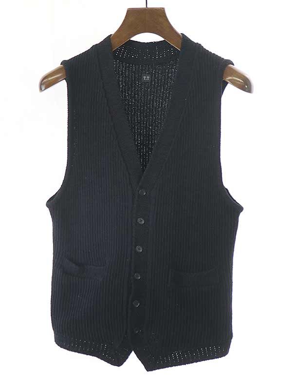 TAIGA TAKAHASHI タイガ タカハシ KNITTED VEST シルクニットベスト