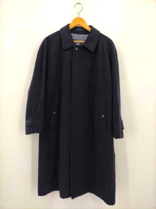 Burberrys バーバリーズ ステンカラーコート カシミヤ混 ネイビー