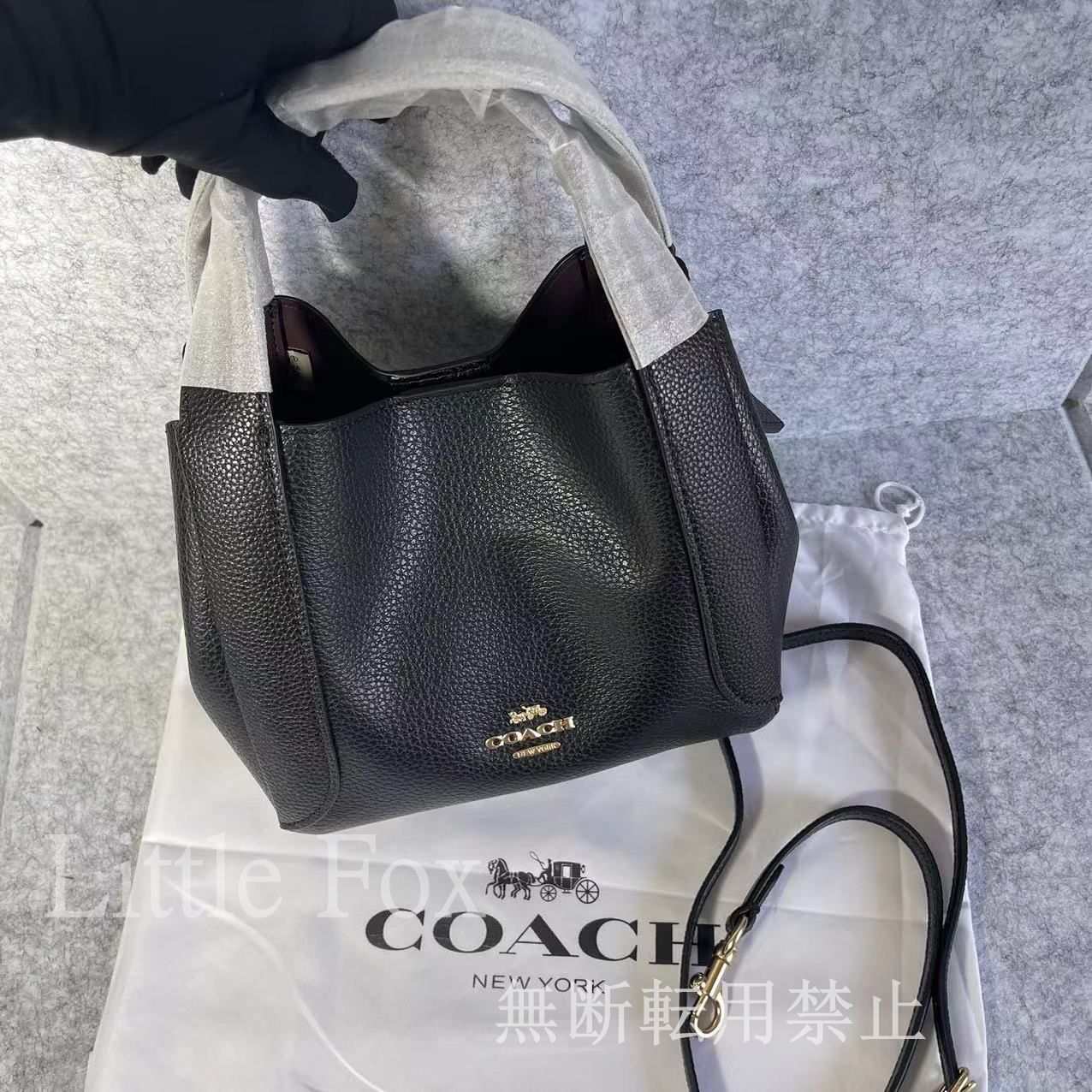 新品未使用COACH ハドリー ホーボーhadley21 レディース レザー ショルダーバッグ ハンドバッグ クロスボディ ブラック コーチ  バッグコーチショルダーバッグ2way ハンドバッグ - メルカリ