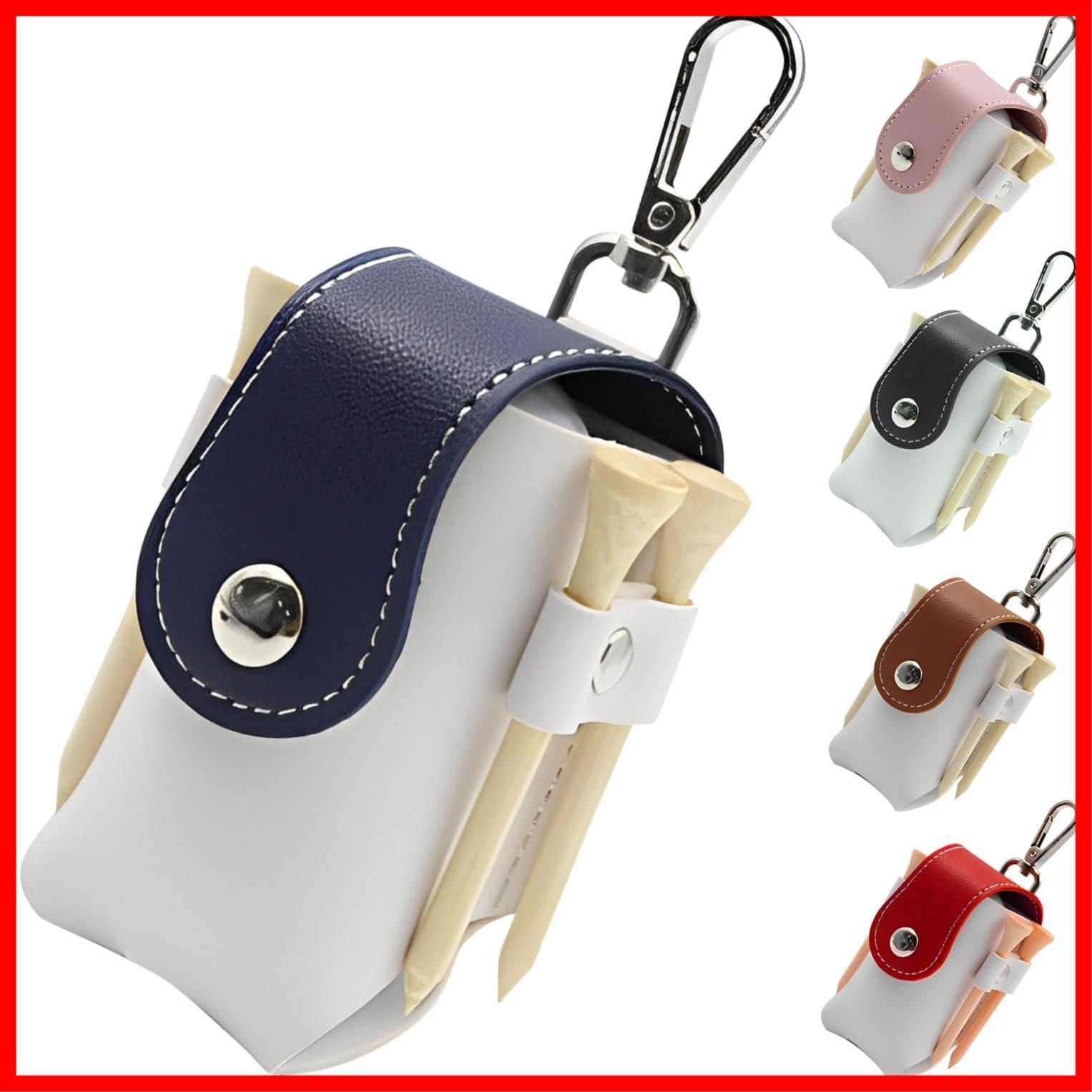 商品 かわいい おしゃれ レディース 軽量 メンズ PUレザー ゴルフボールケース ネイビー fogman