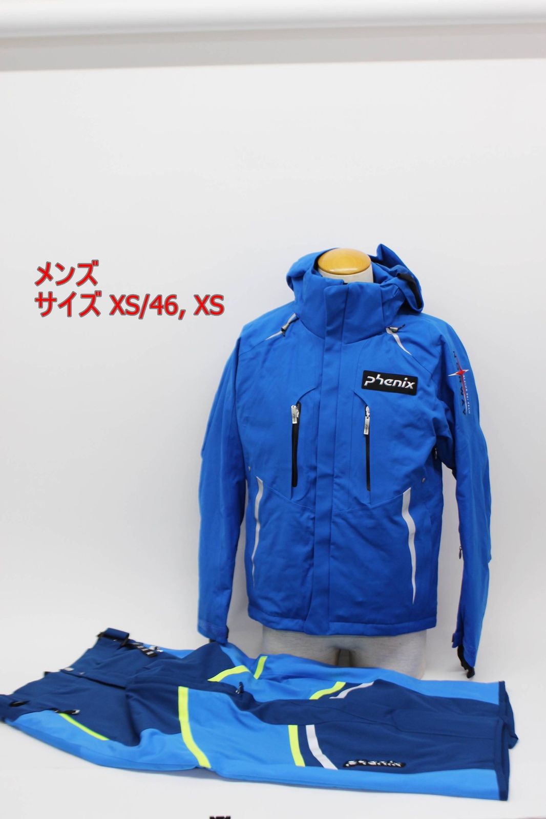 Phenix メンズ スキージャケット&パンツ 上下 ブルー×ネイビー XS/46 