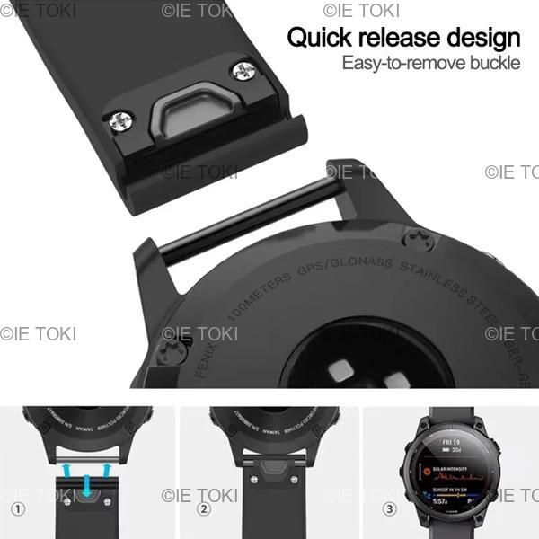 GARMIN TNG OWLEYE シリコンケースなど9点　　7-2-5 Garmin Fenixウォッチ用クイックフィットシリコンストラップ