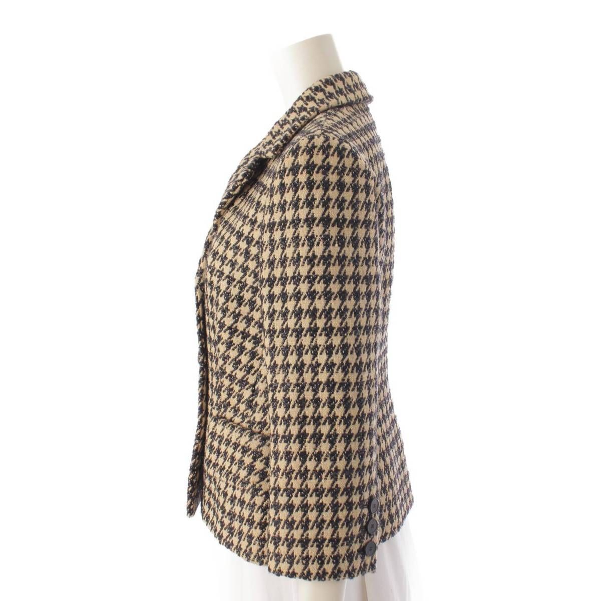 クリスチャンディオール】Christian Dior 20SS 千鳥格子 シルク