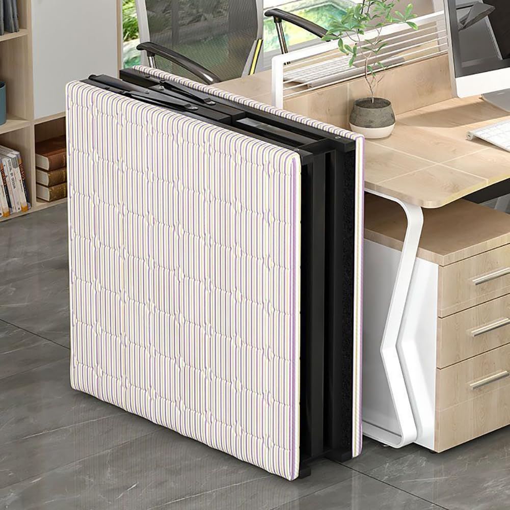 耐久性 安定性 頑丈 防錆 耐荷重200kg ホワイト 白 組立不要 スチールベッド 完成品 幅100cm 横幅100cm 折り畳みベッド セミダブル ベッドフレーム Fuyutu