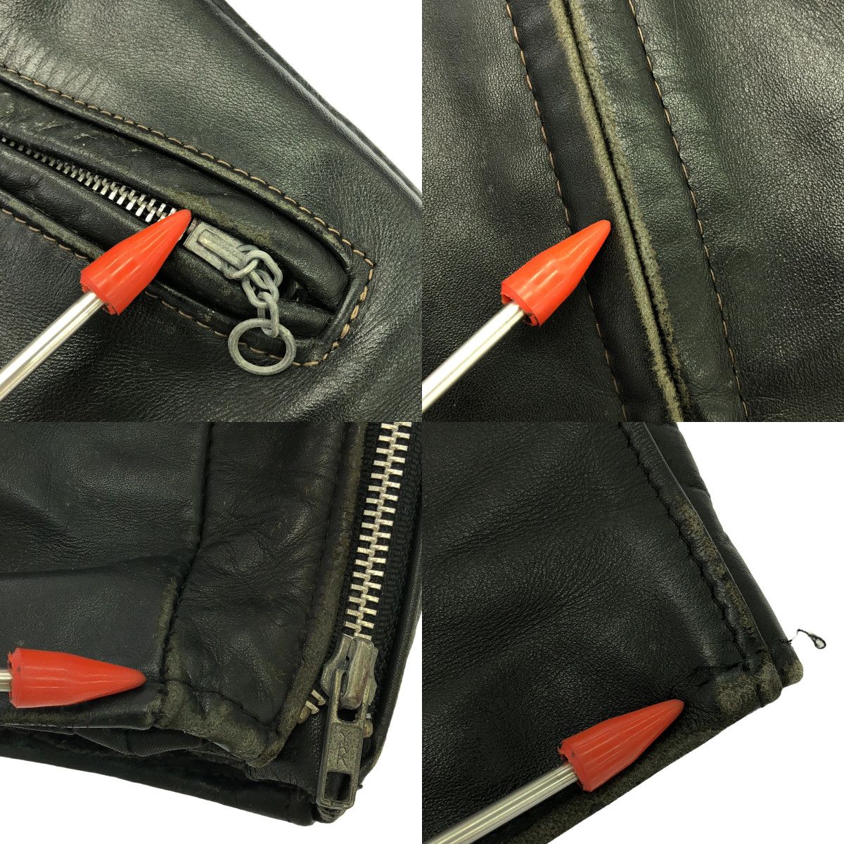 schott (３４) シングルライダース　ボアライナー付き SCHOTT / ショット | ボアライナー付 レザー シングルライダース