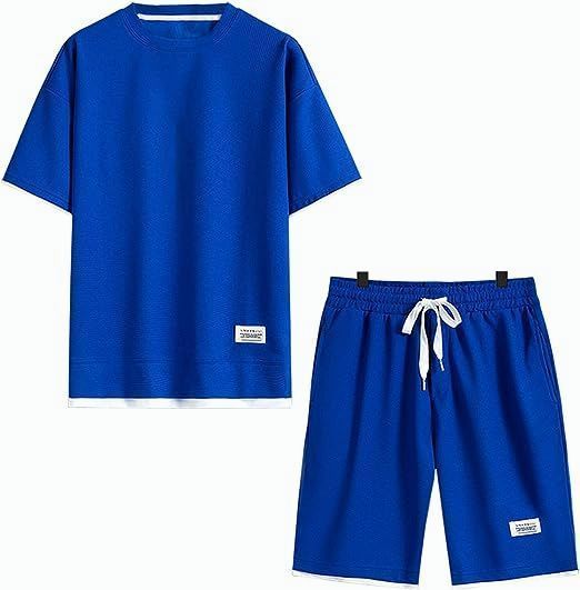【レイヤード】ジョーゼットジャージーセットＴシャツ 上下セット Tシャツ メンズ レイヤード風 スポーツウェア 快適