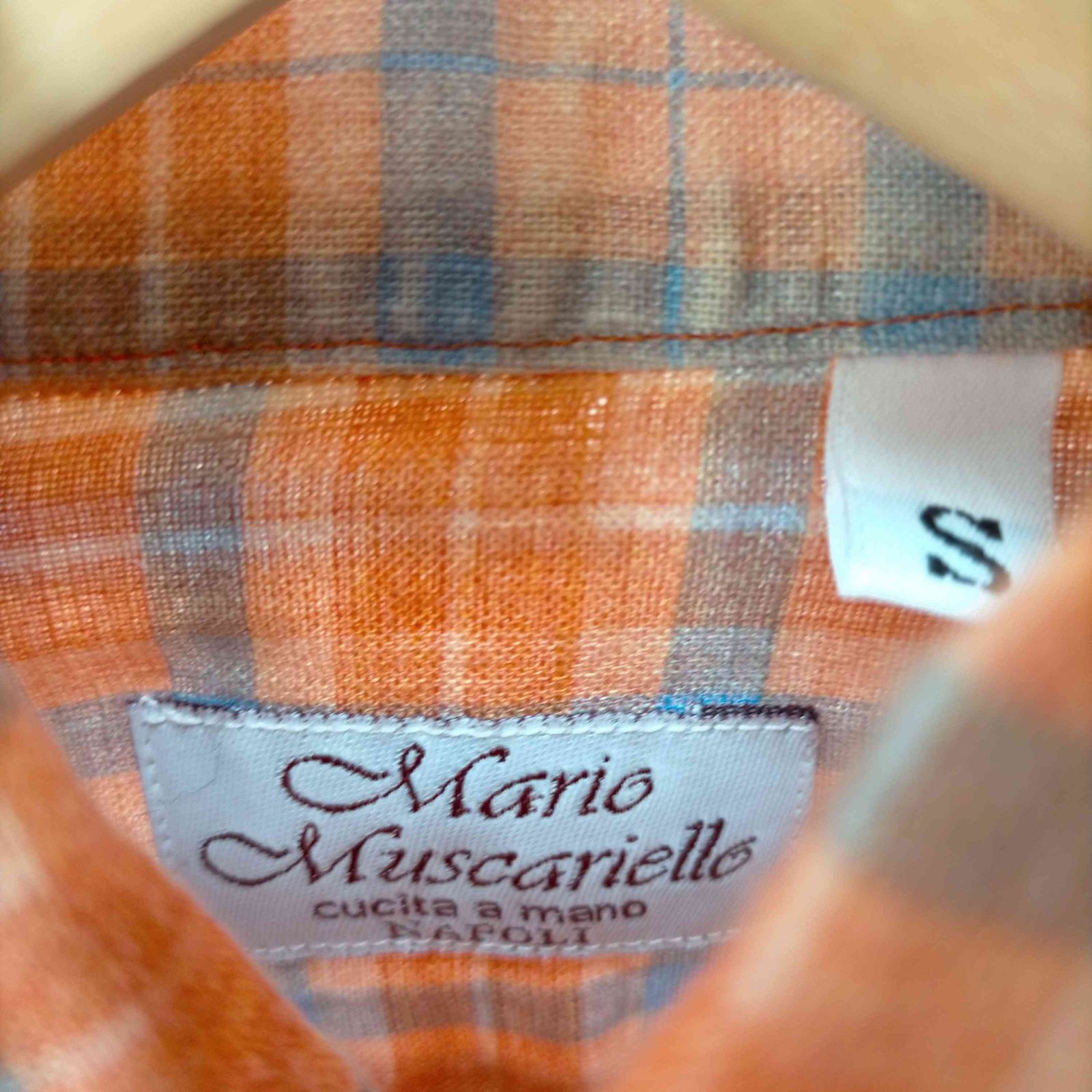 マリオムスカリエッロ mario muscariello リネンシャツ メンズ import