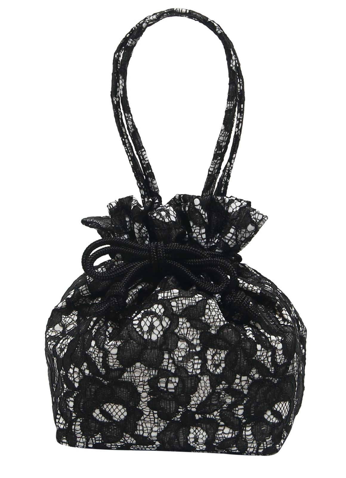 新着商品 日本製 浴衣 着物 和装 持ち手付き 巾着 レース ハセガワ