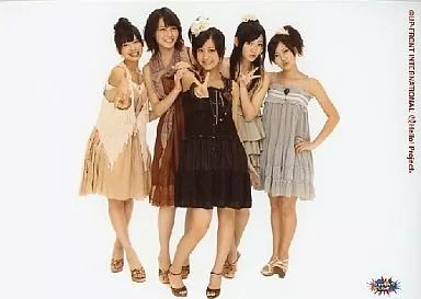 中古】生写真(ハロプロ) °C-ute/5人/横型・全身・萩原センター