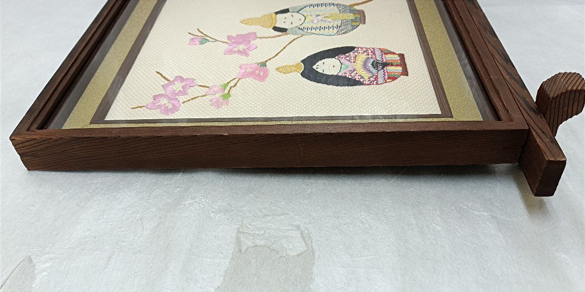 刺繍額 ピエロ ブローチ ビーズ ビーズ刺繍 ④ ピエロ - メルカリ