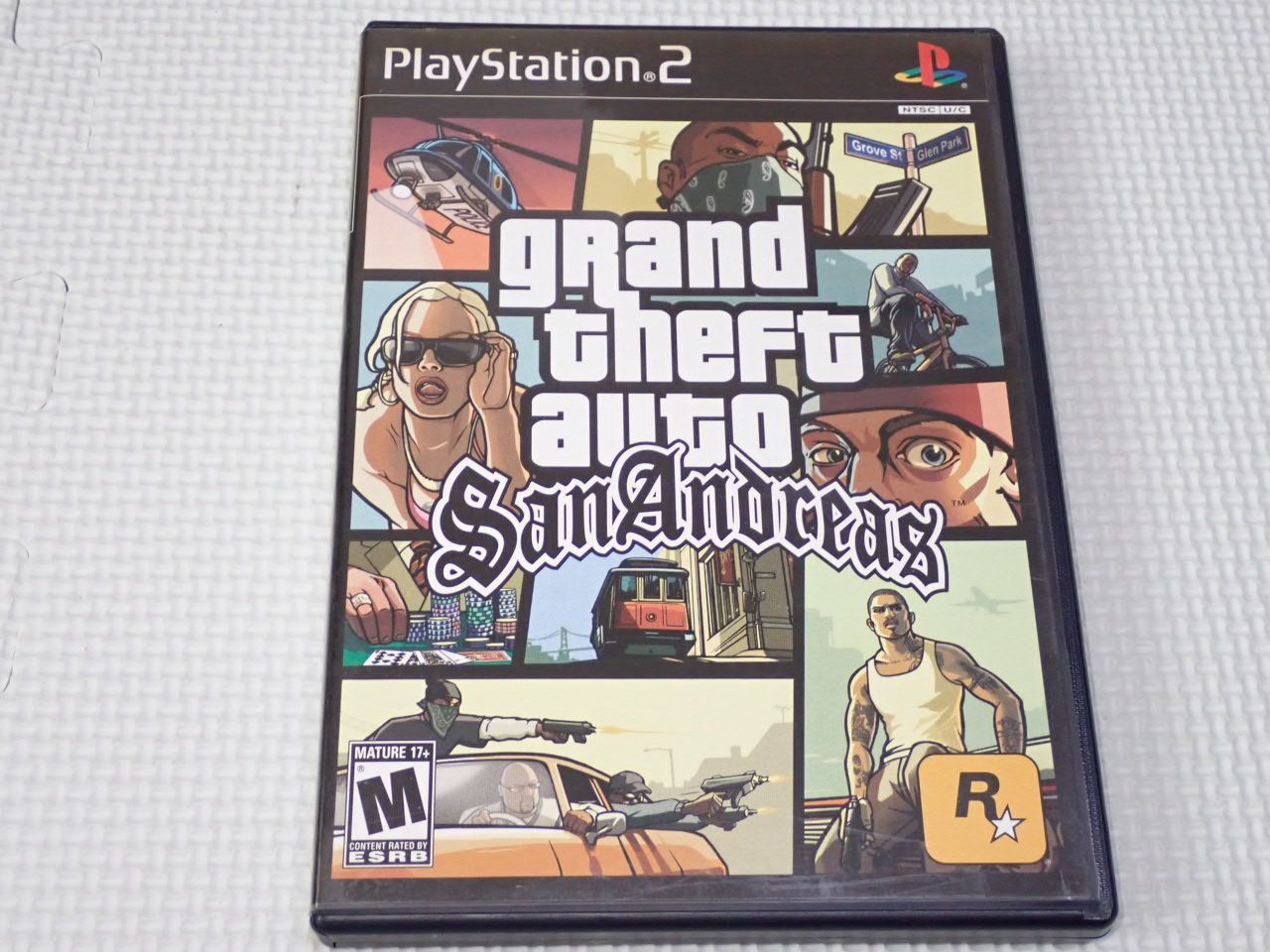 PS2grand theft auto Sanandreas 海外版 北米版箱付・説明書付・ソフト付動作確認済
