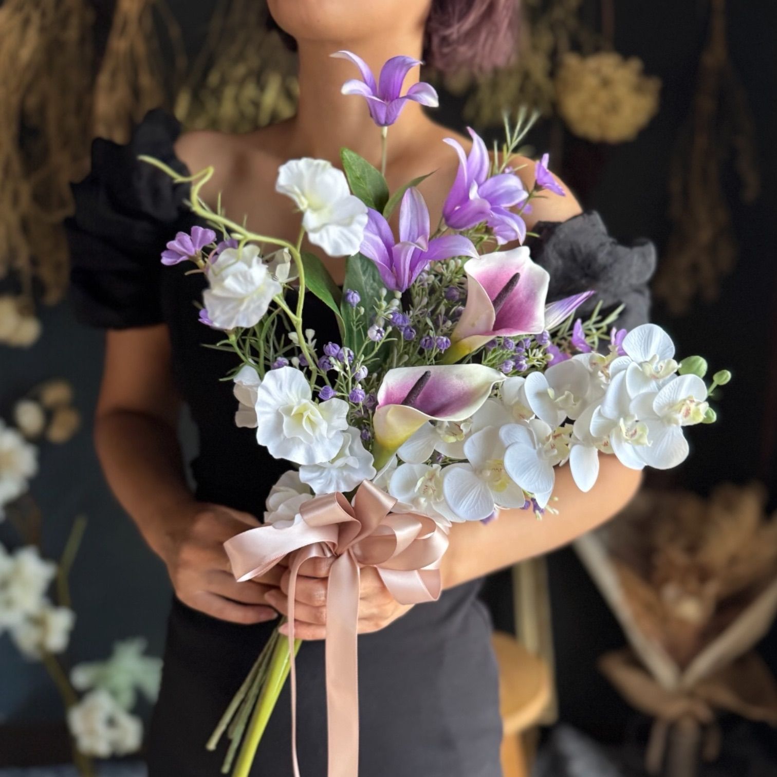 超美品　正絹　名古屋帯　着物　個性的　ちりめん　ボタニカル　356 青　紫 超美品 正絹 名古屋帯 着物 個性的 ちりめん ボタニカル 356 青 紫 超