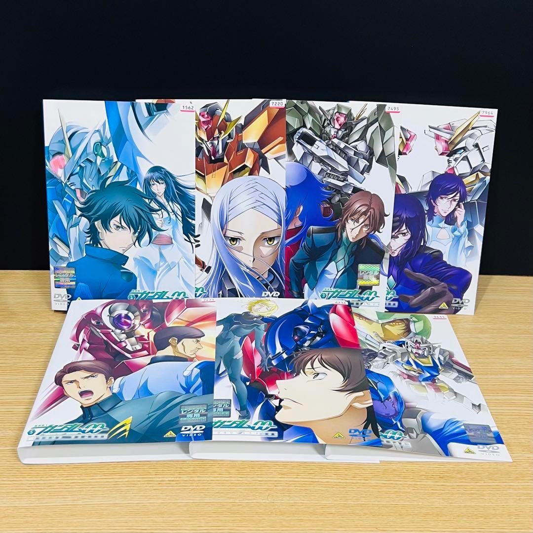 DVD 機動戦士ガンダムダブルオー OO 1期+2期 14巻 全巻 レンタル 機動戦士ガンダムOOダブルオー 1期＆2期 DVD全14巻 レンタル落ち