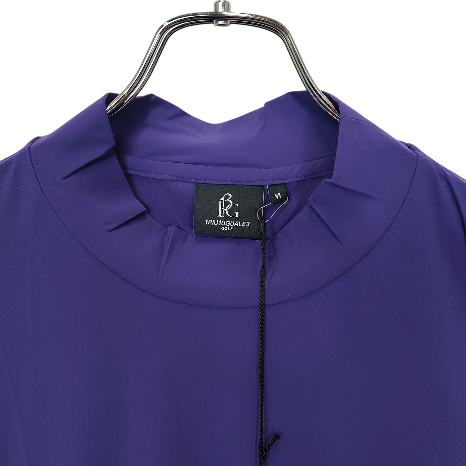 1PIU1UGUALE3 GOLF ウノピュウノ ゴルフ S/S MOCK NECK NEON