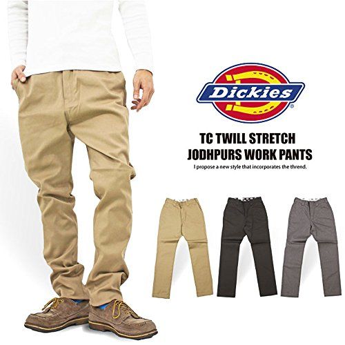 [ディッキーズ] パンツ チノパン メンズ レディース JODHPURS PANT ジョッパーズ パンツ FLAT FRONT WORK PANT ワークパンツ TC WD5876 161M4001 161M40WD01