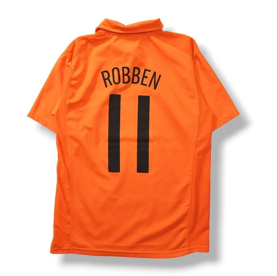 ユーロ12 オランダ(A)#11 ロッベン ROBBEN 半袖 組予選ポルトガル戦仕様 M