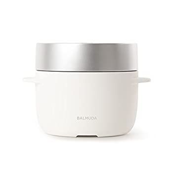 中古】バルミューダ 3合炊き電気炊飯器 BALMUDA The Gohan K03A-WH 