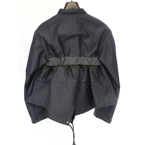 sacaiサカイ22AWCottonGabardineMixBlousonコットンギャバジン