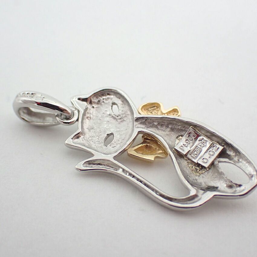 K18/Pt900 アメトリン ペンダント 品番a23-21