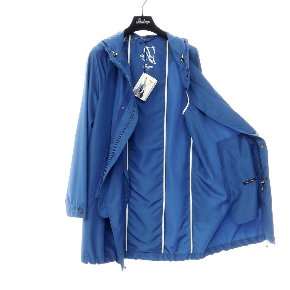 【新品アウトレット】シーラップ Sealup PACKABLE MODS COAT ポリエステル モッズコート ブルー【サイズ48】【メンズ】
