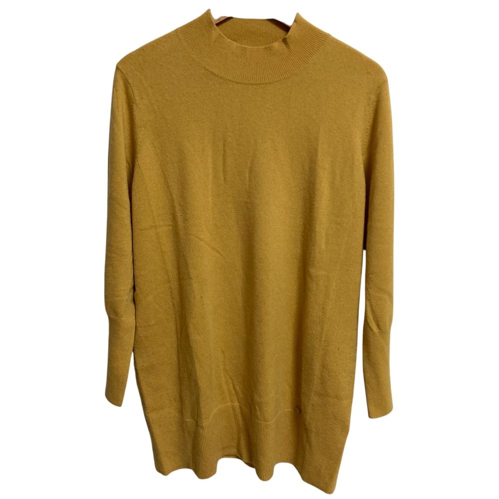 美品 MACKINTOSH LONDON マッキントッシュロンドン ウールカシミヤ ニットセーター 大きいサイズ44 イエロー レディース 古着 中古 美品 MACKINTOSH LONDON マッキントッシュロンドン ウール