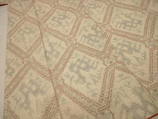 平和屋着物□上質な紬 幾何学文様 正絹 逸品 AAAU9444jd - メルカリ 