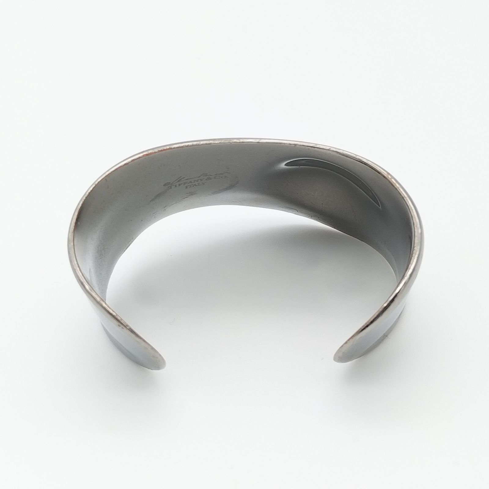 美品】Tiffany ティファニー ボーンカフ チタン 右手用 - メルカリ